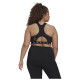 Adidas Γυναικείο μπουστάκι Power React Medium-Support Techfit (Plus Size)